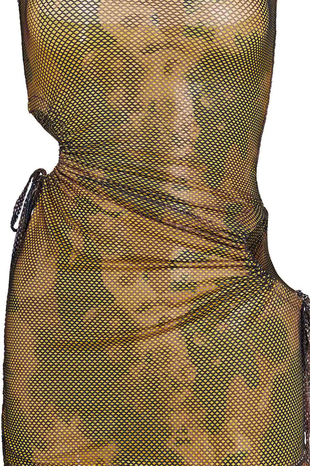 FREYR DRESS - GREEN : CAMO