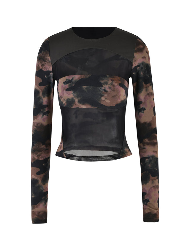 LUMINE TOP - GREEN : CAMO