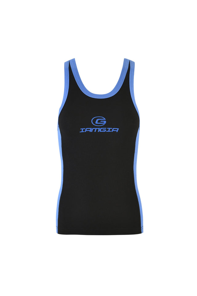 ALYSE TANK - BLACK/BLUE