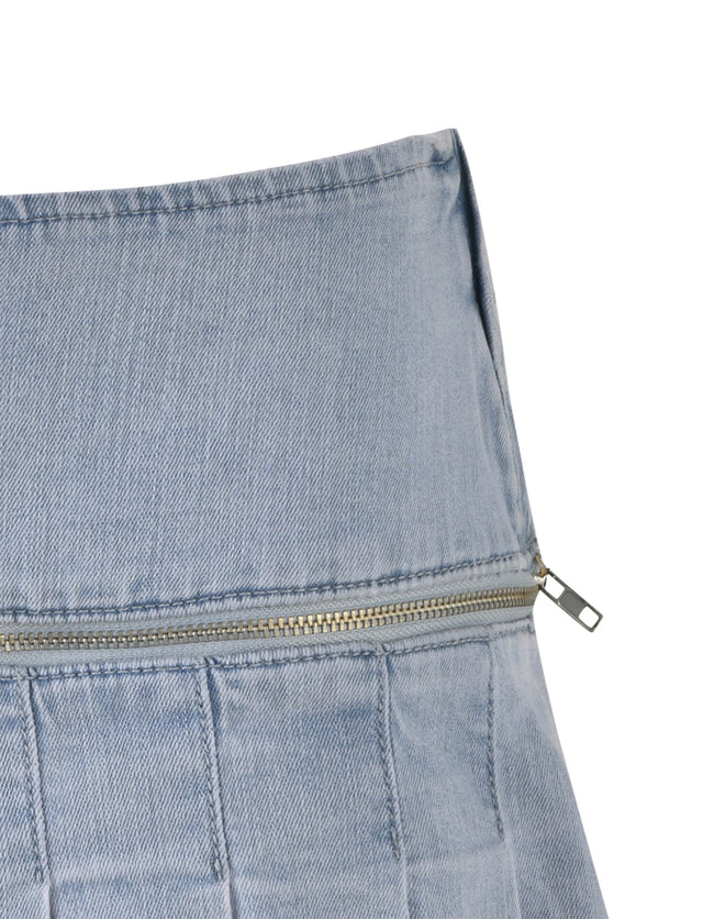 AYANNA MINI SKORT - BLUE : DENIM BLUE