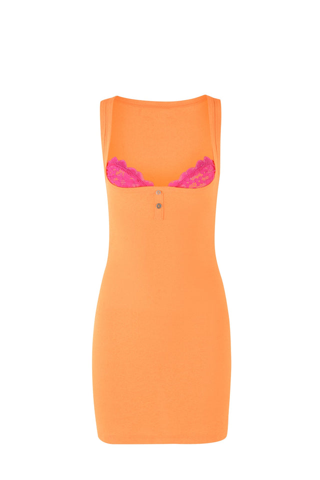 PIPPA MINI DRESS - ORANGE : APRICOT