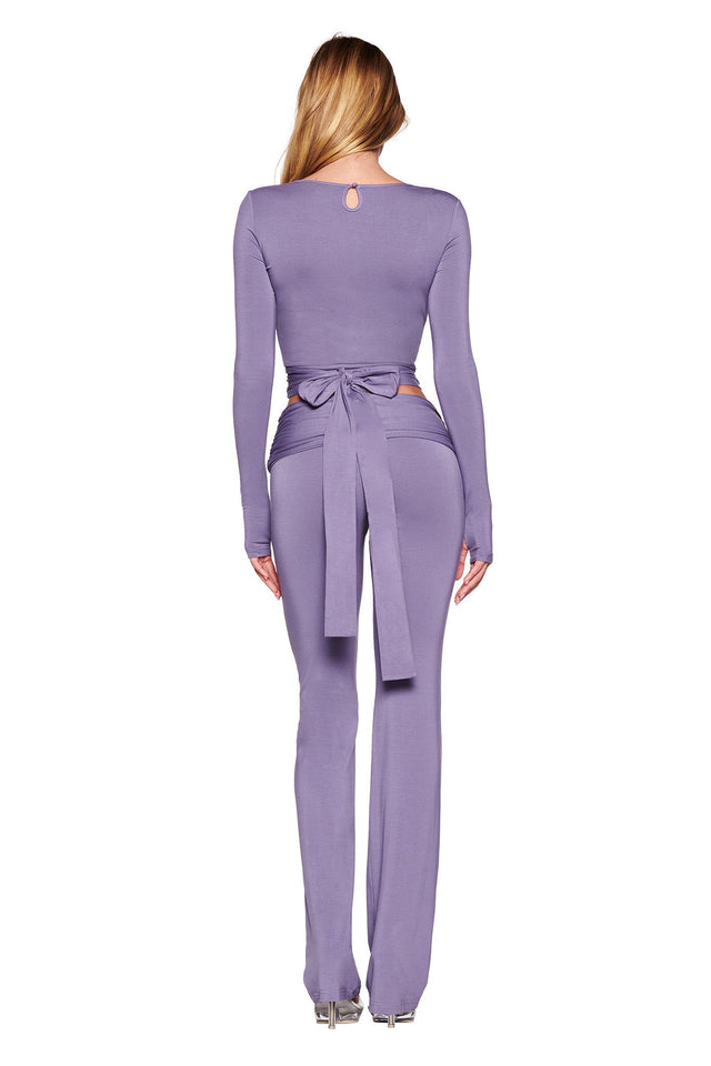 JANNIS PANT - PURPLE : DUSTY LILAC