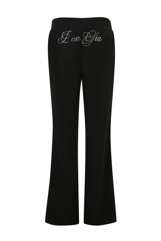 KAMERON TERRY PANT - BLACK