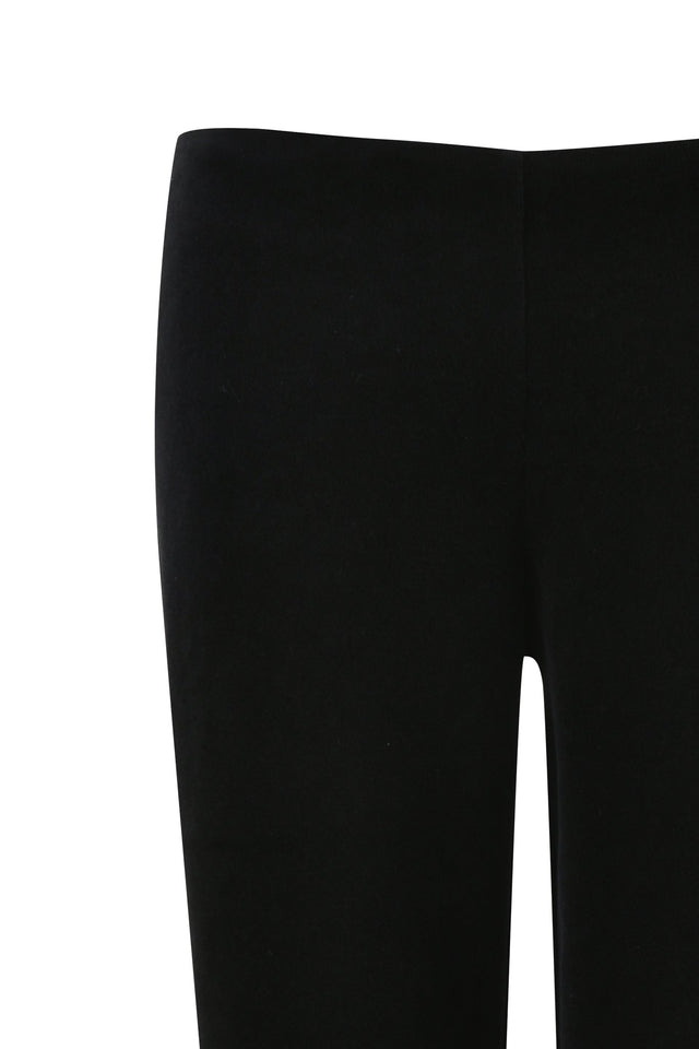 LAURA VELVET LEGGING - BLACK