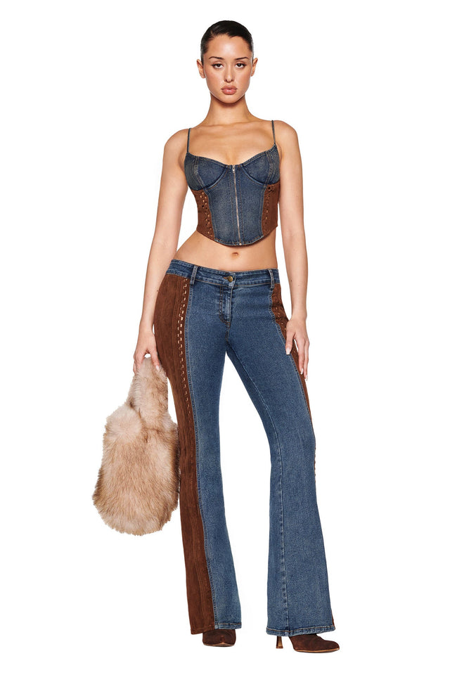 FORREST PANT - BLUE : MEDIUM WASH