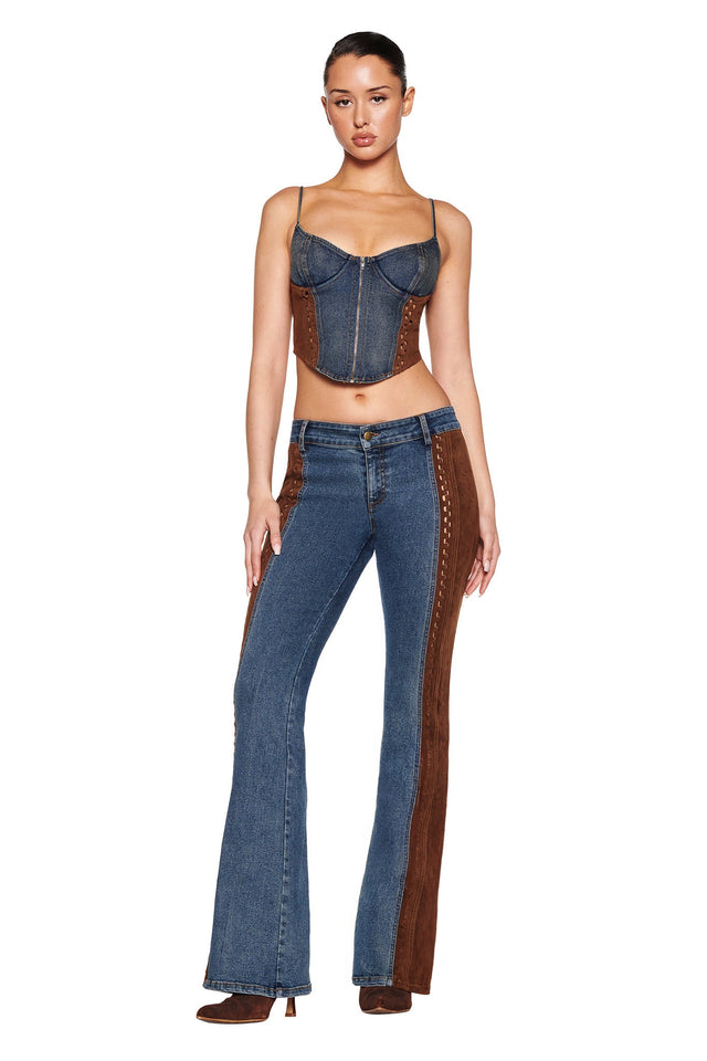 FORREST PANT - BLUE : MEDIUM WASH