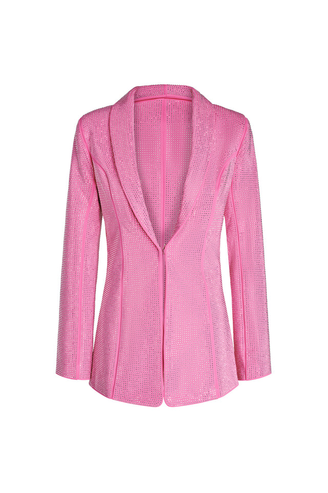 MARIAH JACKET - HOT PINK DIAMANTE