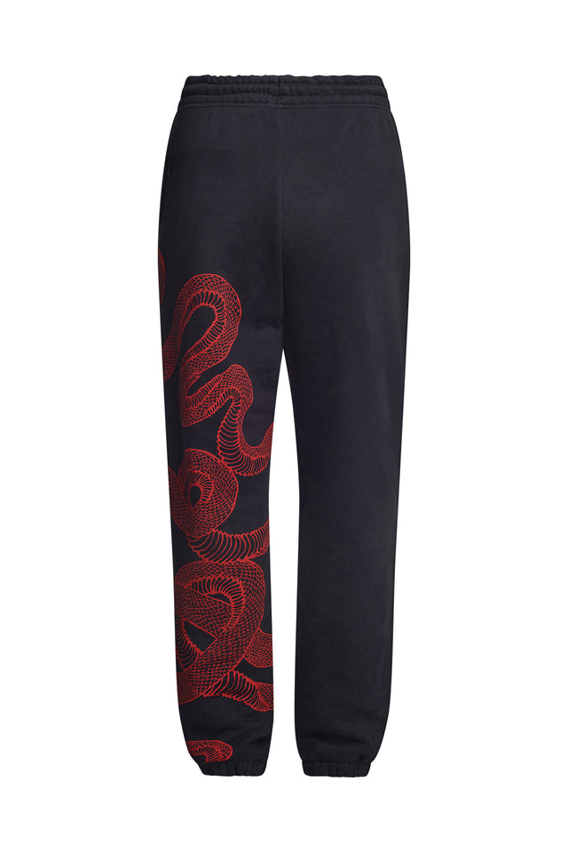 Humoristisk Markeret Piping ASTREA PANT - BLACK/RED SNAKE – I.AM.GIA North America