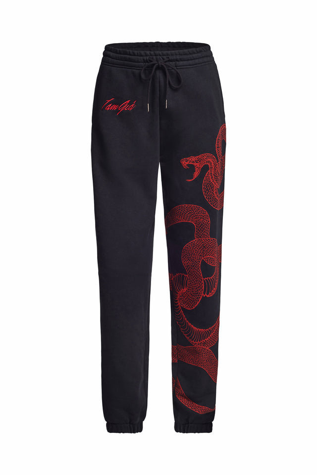 ASTREA PANT - BLACK/RED SNAKE