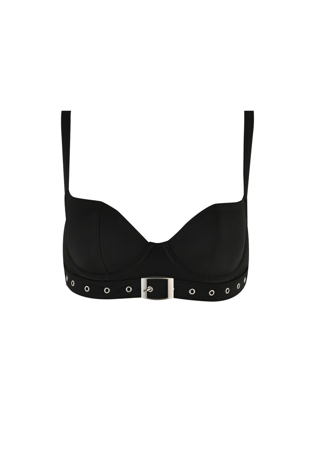 PEDRA BIKINI TOP - BLACK