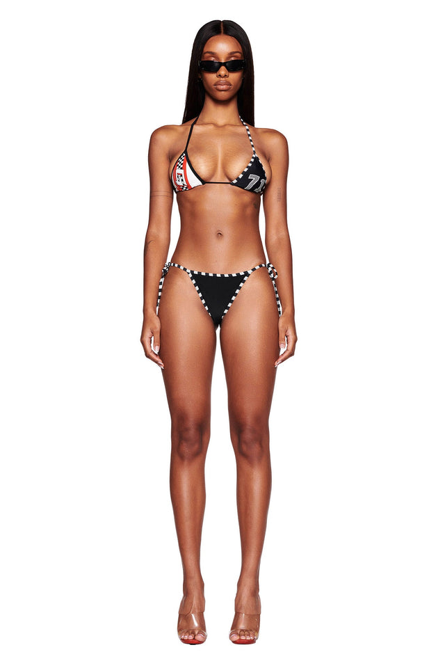 RHIANNE BIKINI BOTTOM - BLACK