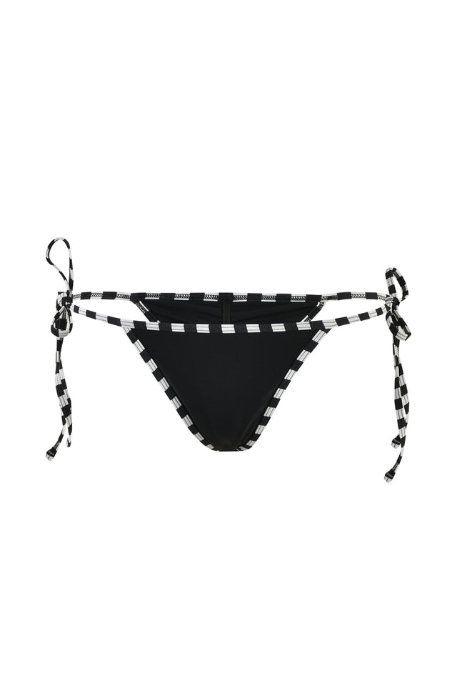 RHIANNE BIKINI BOTTOM - BLACK