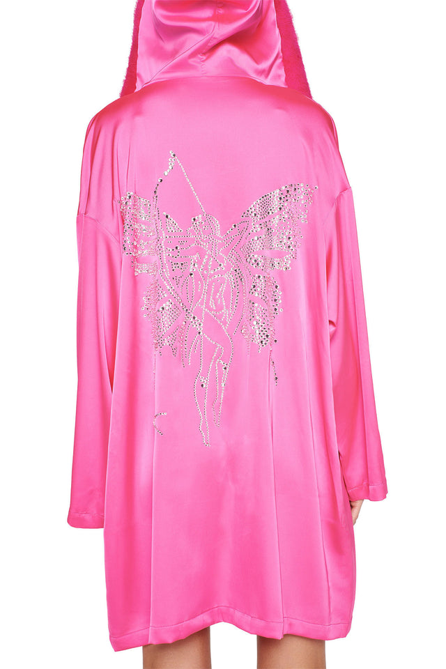 LARSA SLEEP ROBE - PINK : HOT PINK