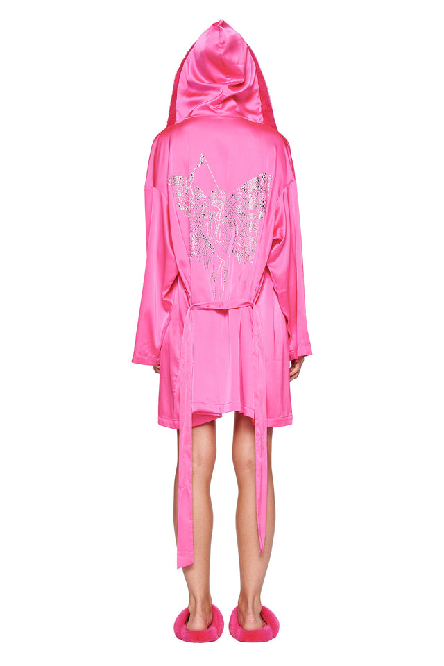 LARSA SLEEP ROBE - PINK : HOT PINK