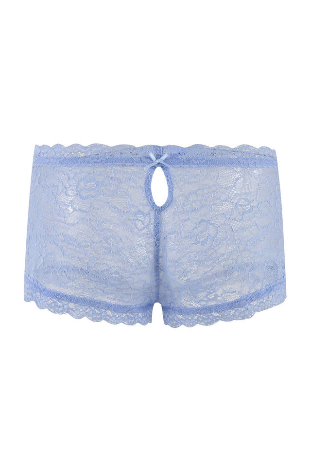 SERINA SHORT - BLUE : LACE