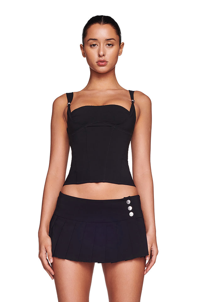 REMINI SKORT - BLACK