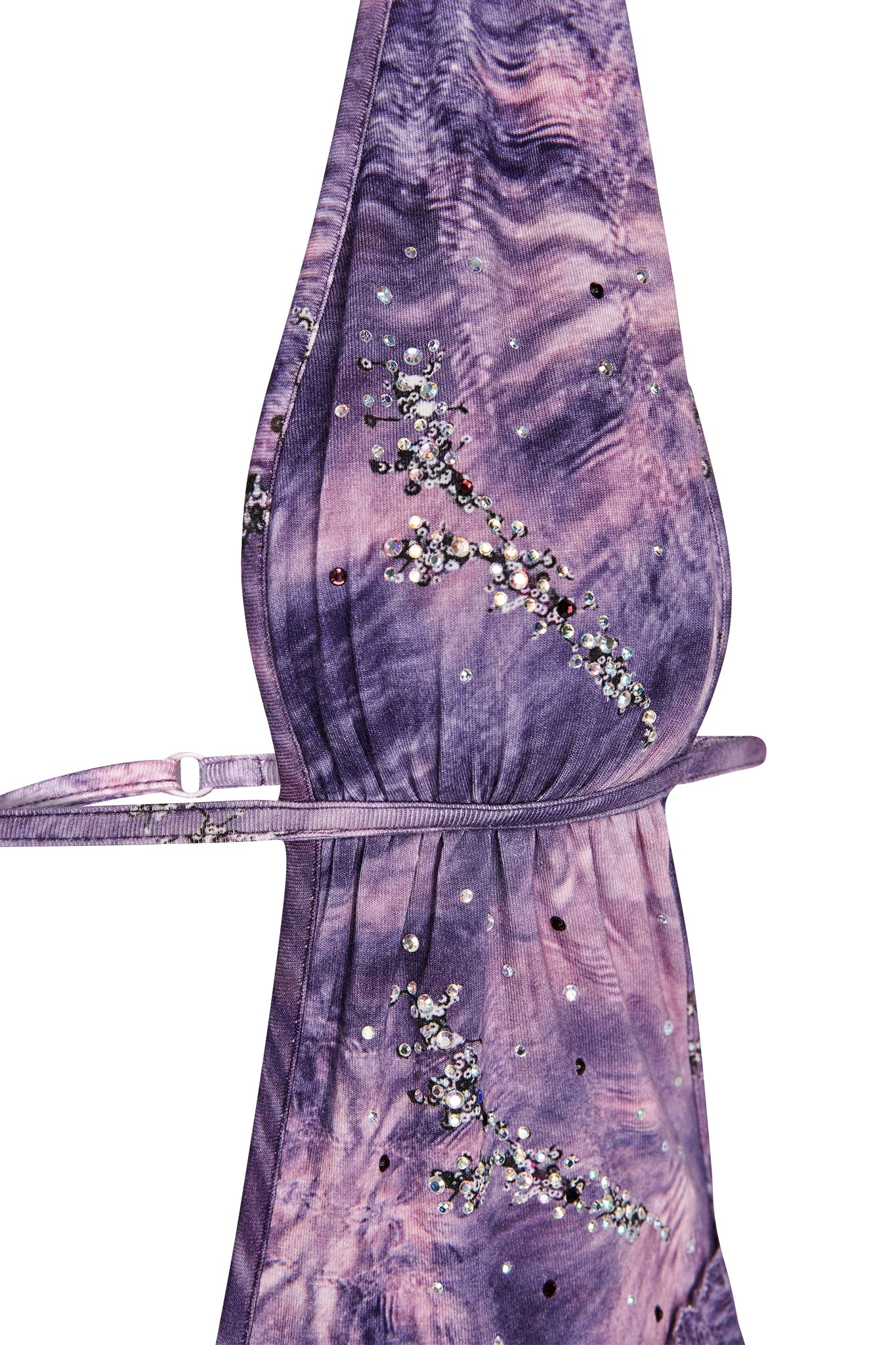 ASTORA MINI DRESS - PURPLE : PURPLE GLOAM