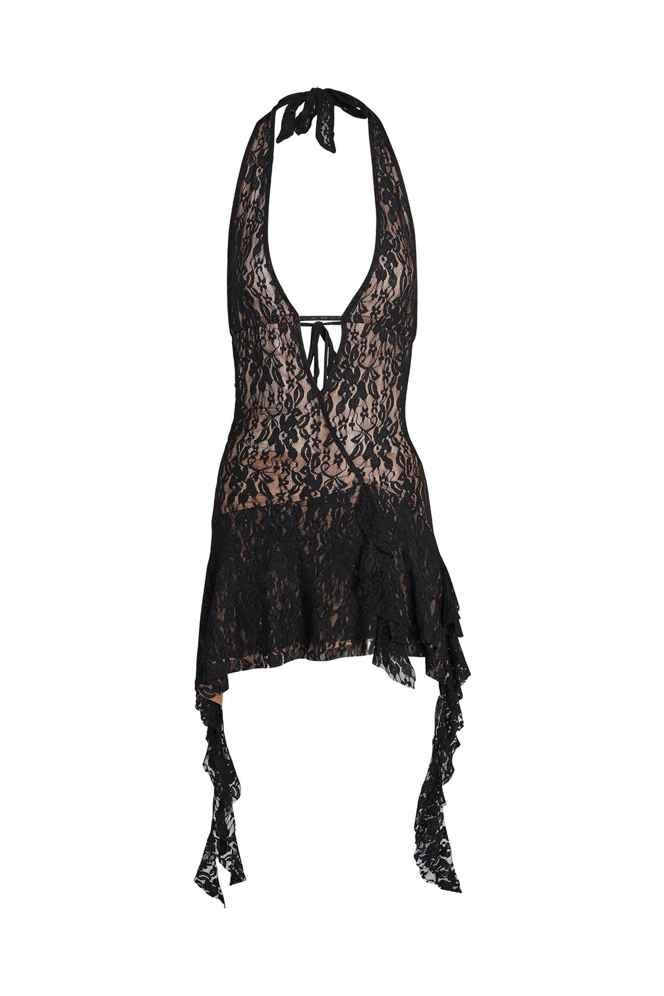 IRISIA LACE DRESS - BLACK