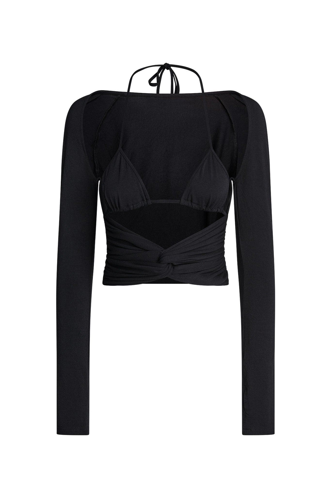 CARRIE TWO PIECE TOP - BLACK – I.AM.GIA North America
