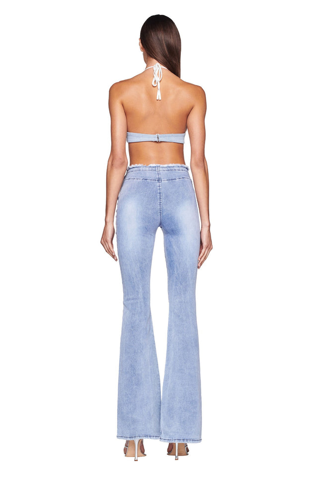 NEAVAH DENIM PANT - BLUE DENIM : LIGHT BLUE