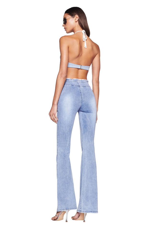 NEAVAH DENIM PANT - BLUE DENIM : LIGHT BLUE