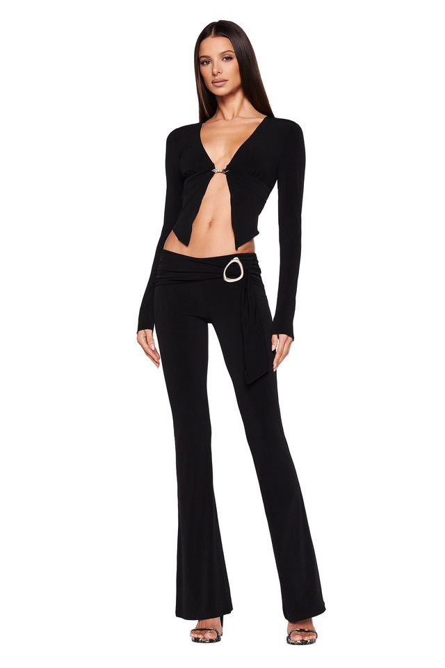 Marcella, Pants & Jumpsuits, Marcella Kaya Vegan Black Sleek Leggings