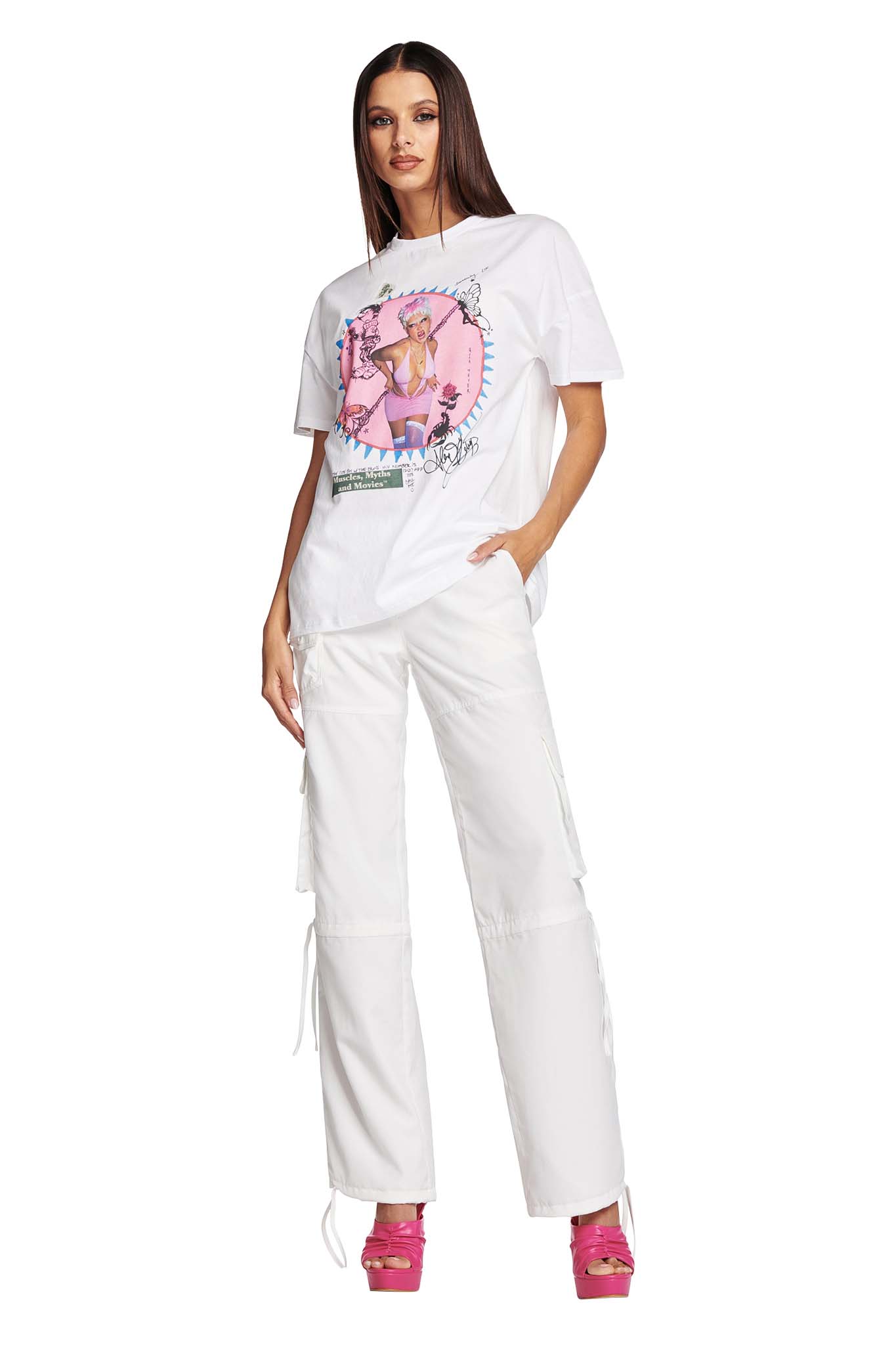 LIL MAMI OVERSIZE TEE - WHITE