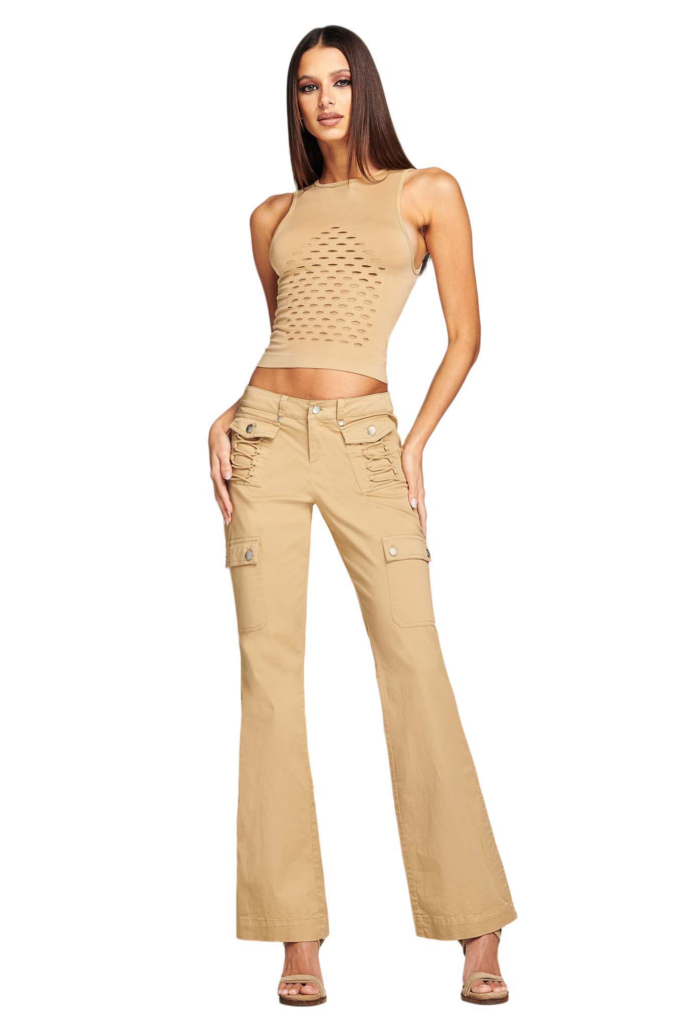 JODI CARGO PANT - SAND