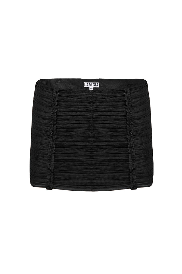 PARTON MINI SKIRT - BLACK