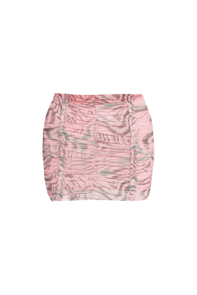 PARTON MINI SKIRT - PINK SWIRL