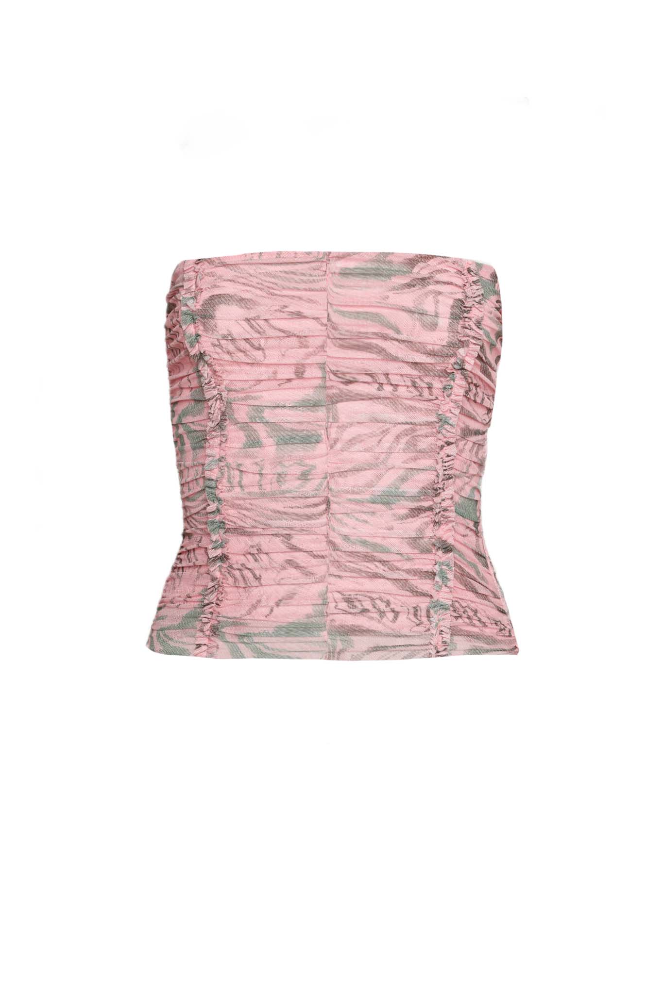 PARTON TOP - PINK SWIRL