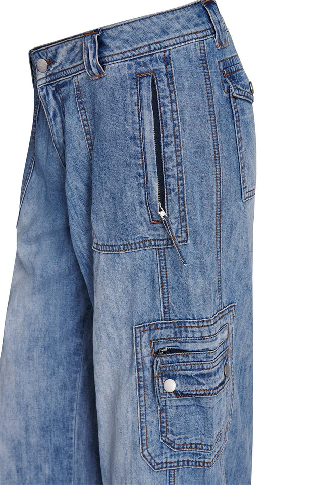 HARLIN PANT - BLUE : DENIM : LIGHT DENIM