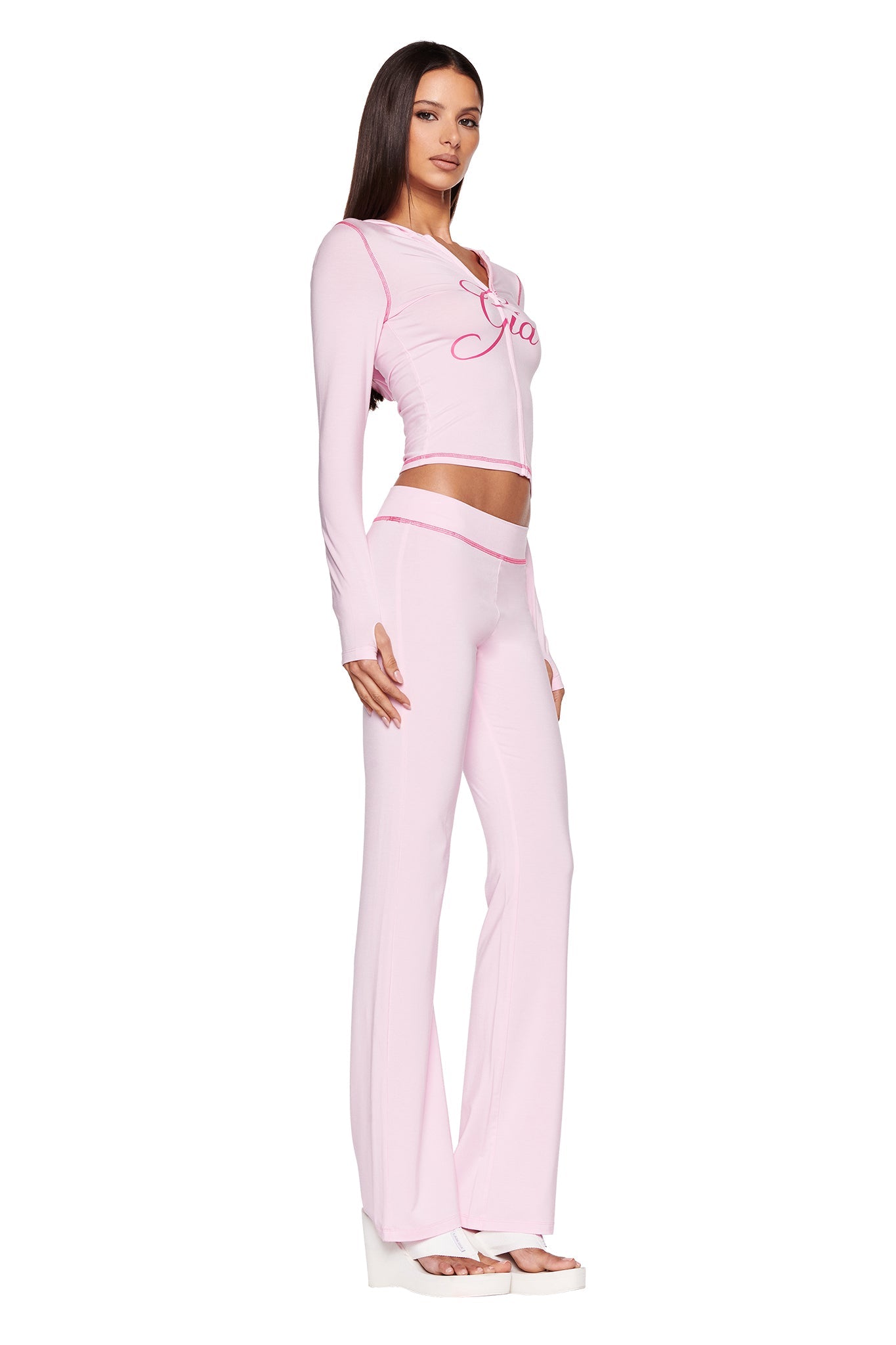 New Victoria's Secret pink bling set hoodie & leggings s m l for