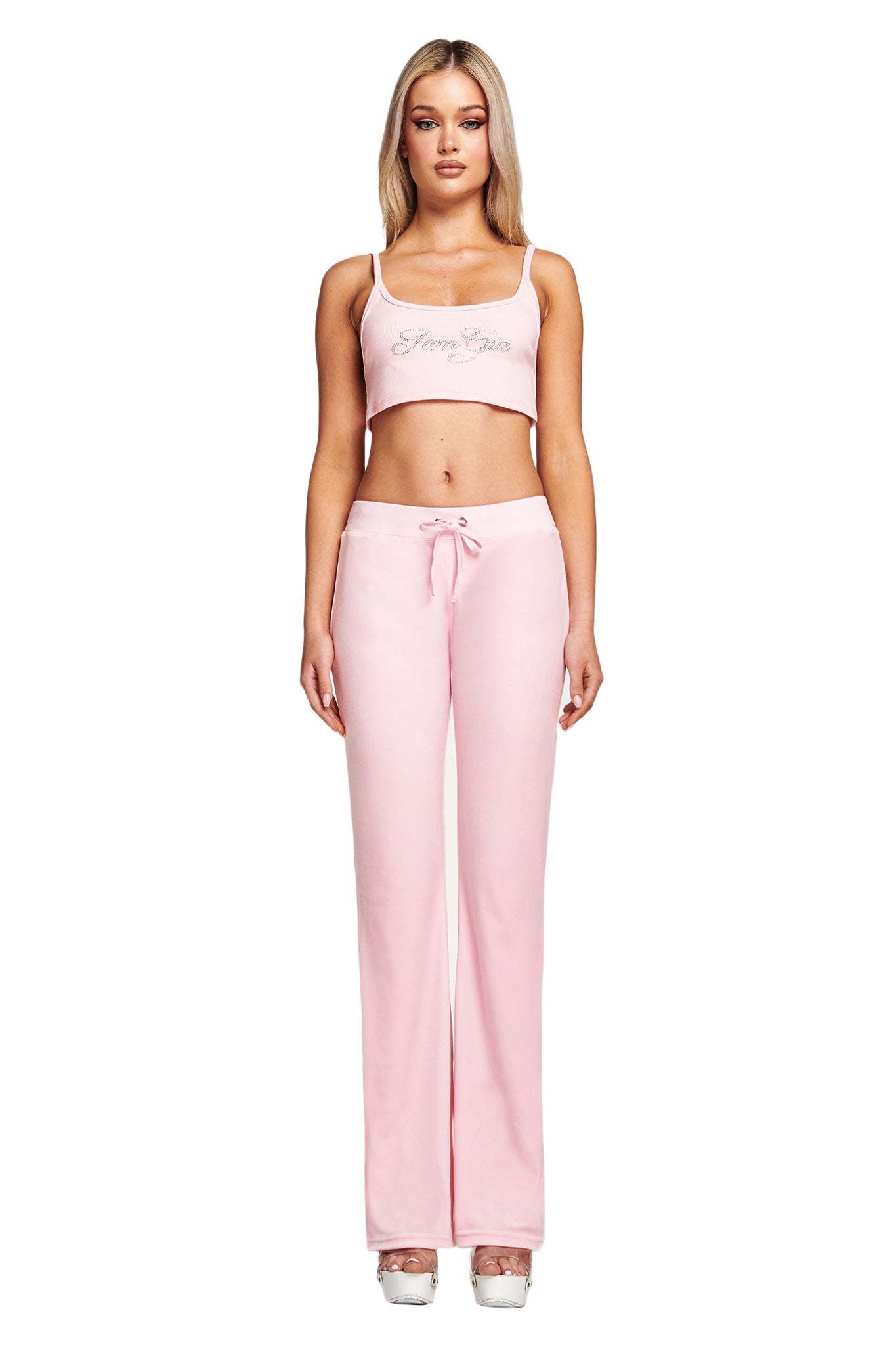 タグ付き】ANNIE VELOUR PANTS (pink)