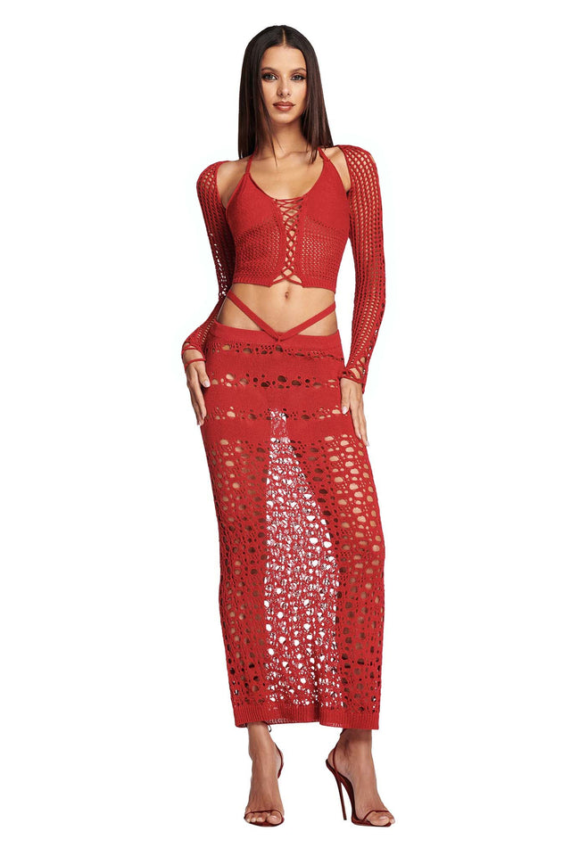 KAMALI TOP - RED