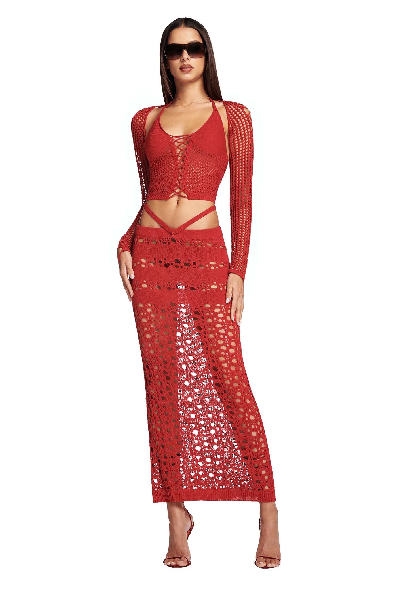 KAMALI TOP - RED