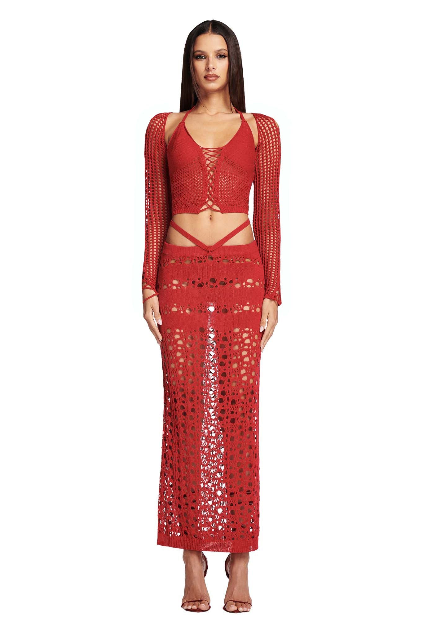 KAMALI TOP - RED