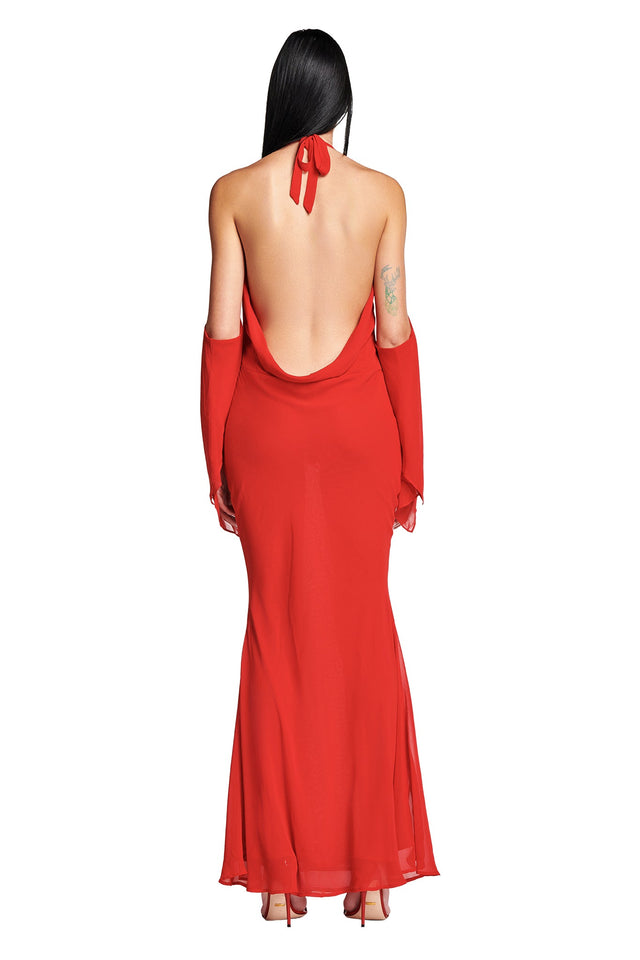 ROSANNA MAXI DRESS - RED