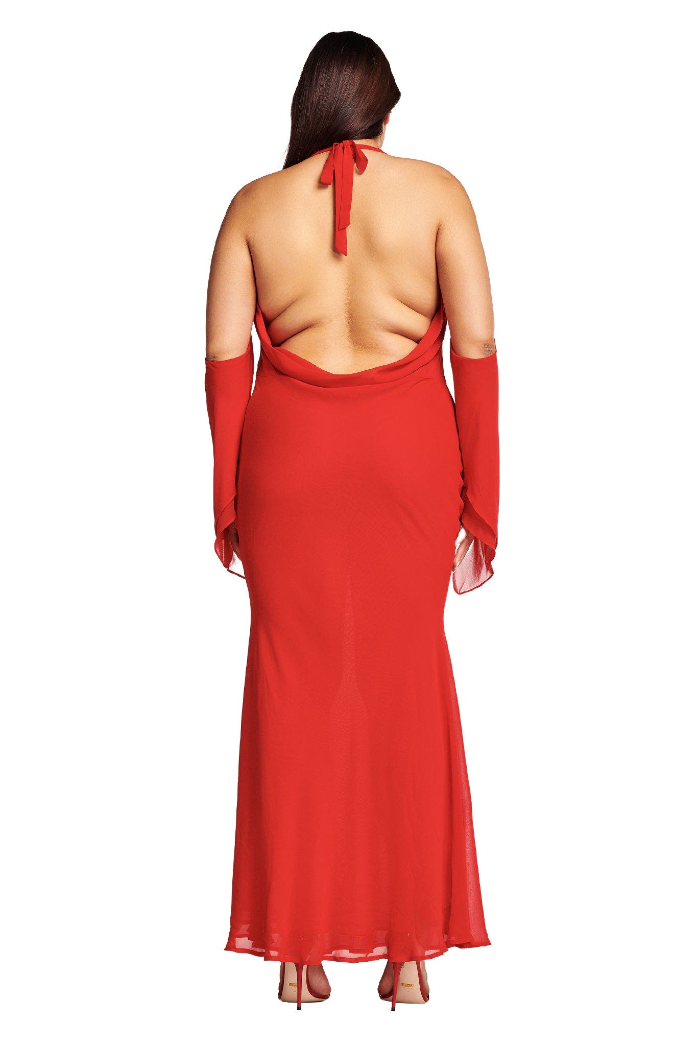 ROSANNA MAXI DRESS - RED