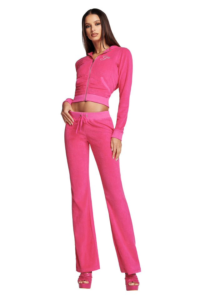 KAMERON TERRY TRACKPANT - HOT PINK