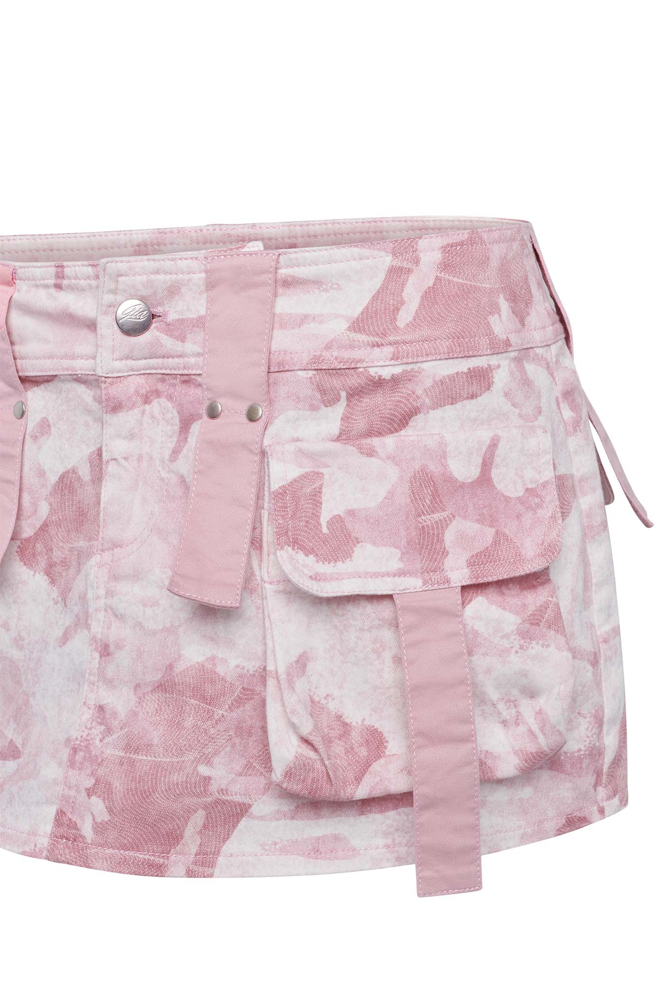 EYDIS CARGO SKIRT - PINK : CAMO