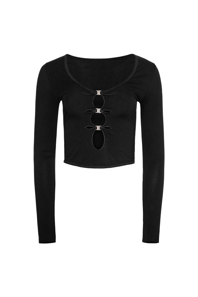 DESI L/S TOP - BLACK