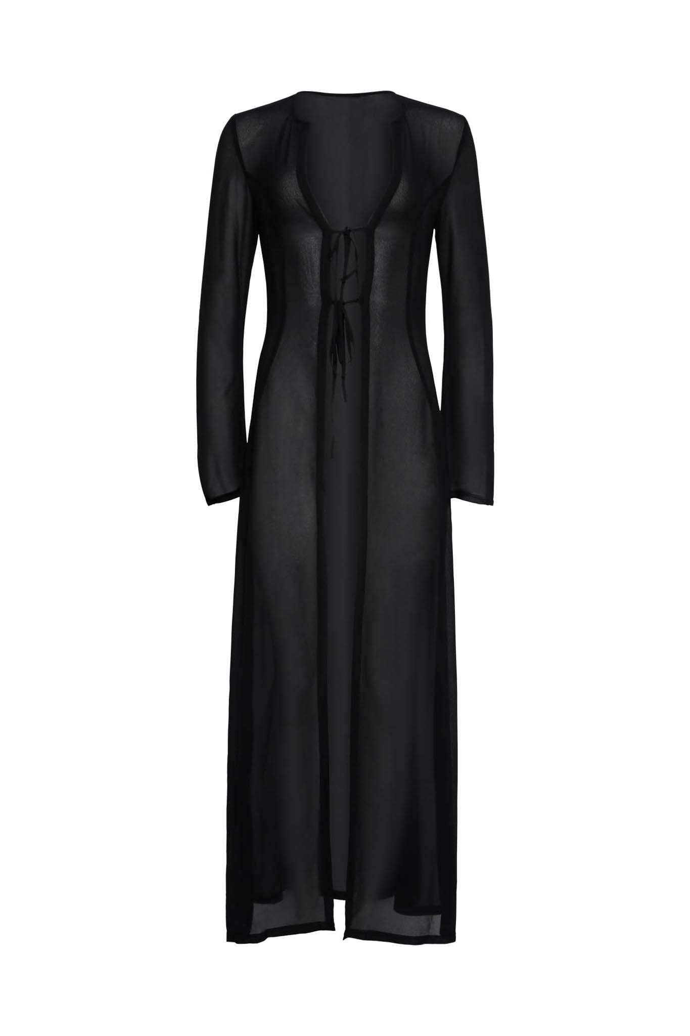 XANTHE ROBE - BLACK