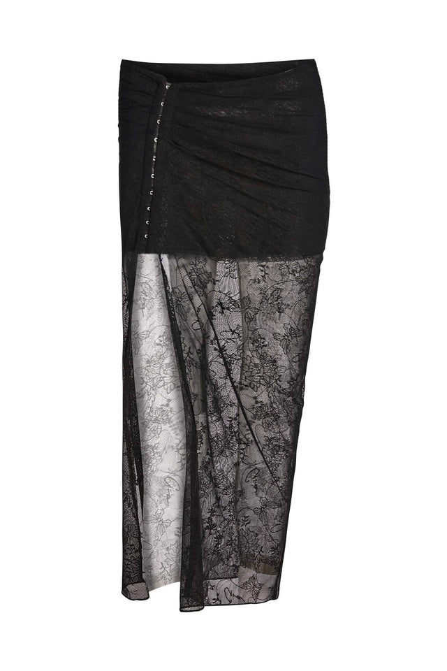 VALA SKIRT - BLACK : BUTTERFLY LACE