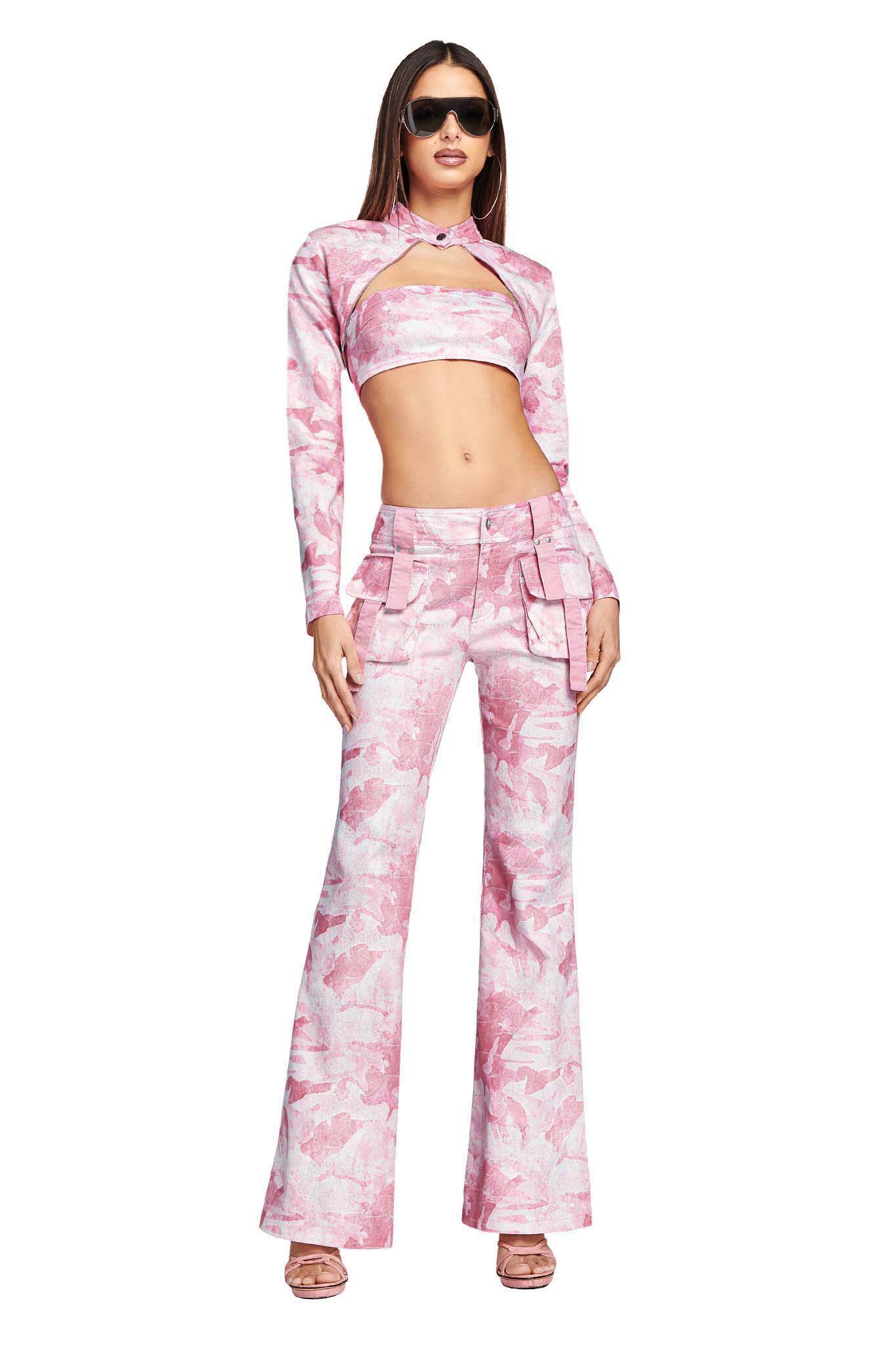 I.Am.Gia Streetwear Style w/ Ombre Pink Hair, Louis Vuitton Logo