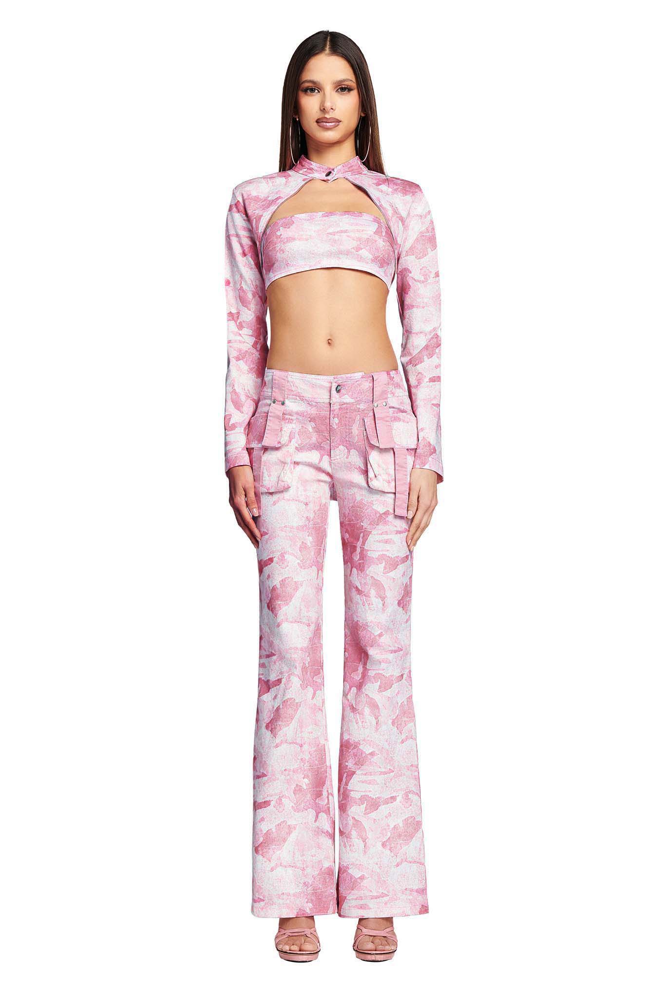 EYDIS PANT - PINK : CAMO