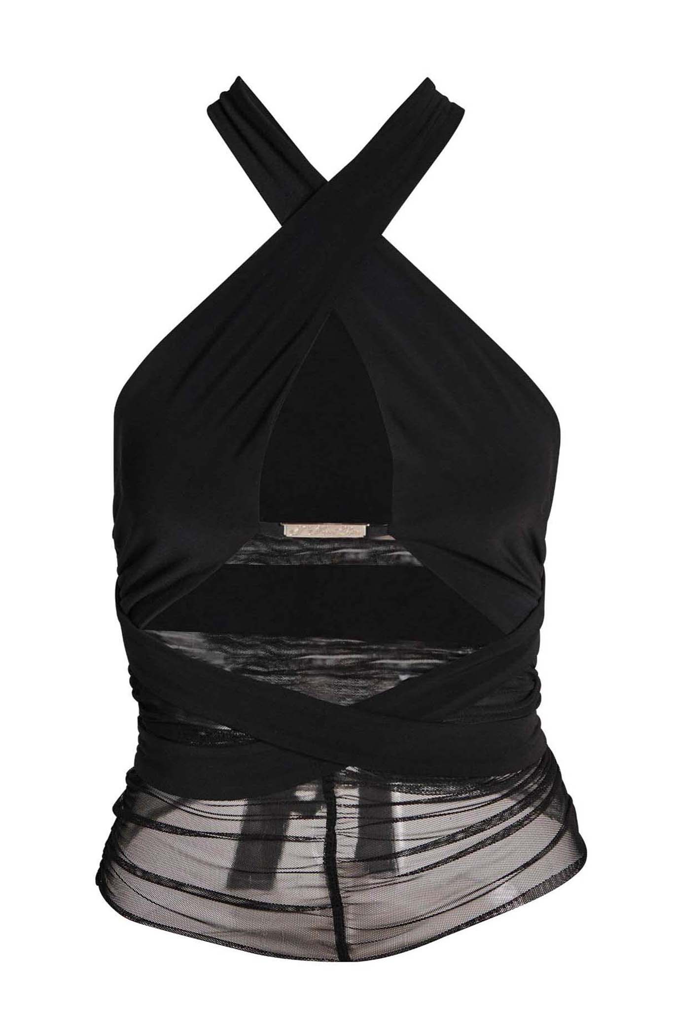 XIA TOP - BLACK