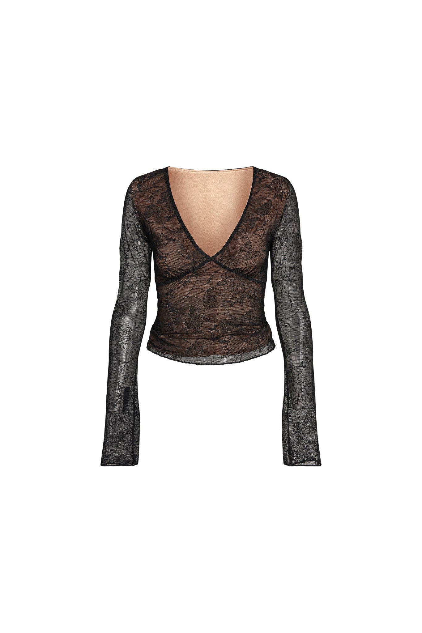 YVETTE TOP - BLACK : BUTTERFLY LACE