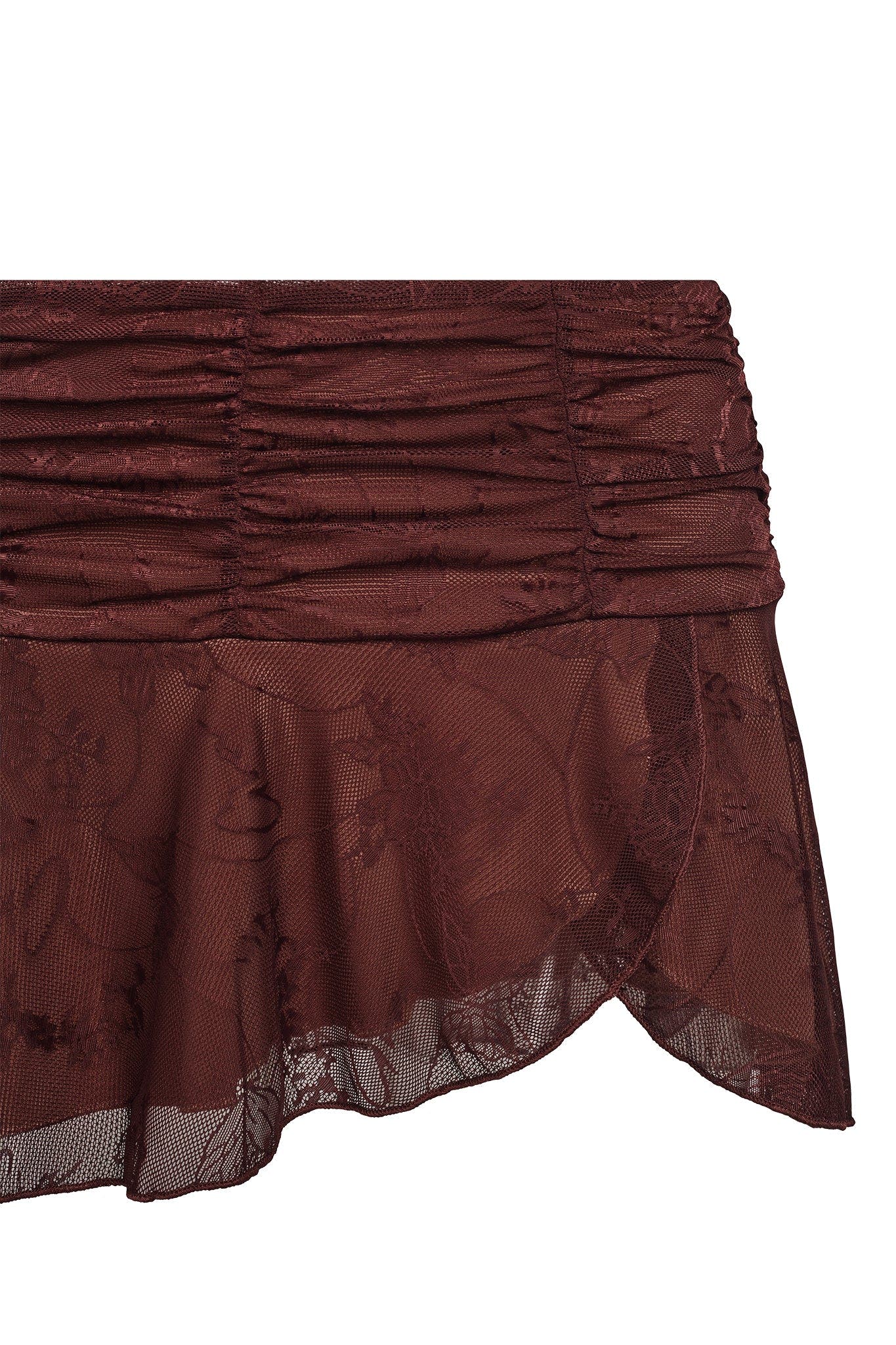 YVETTE SKIRT - BROWN