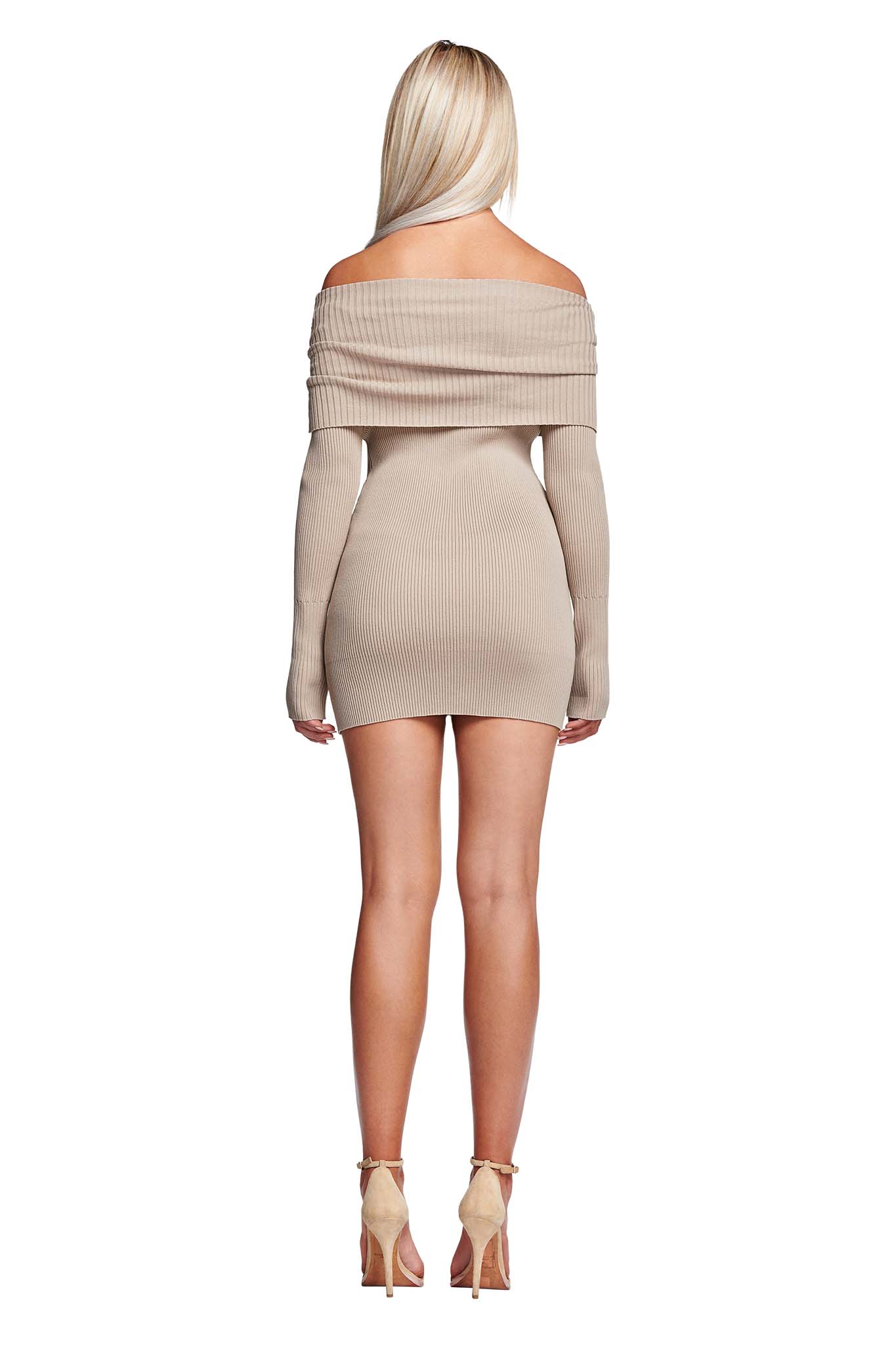 QUARTZ DRESS - NEUTRAL : TAUPE